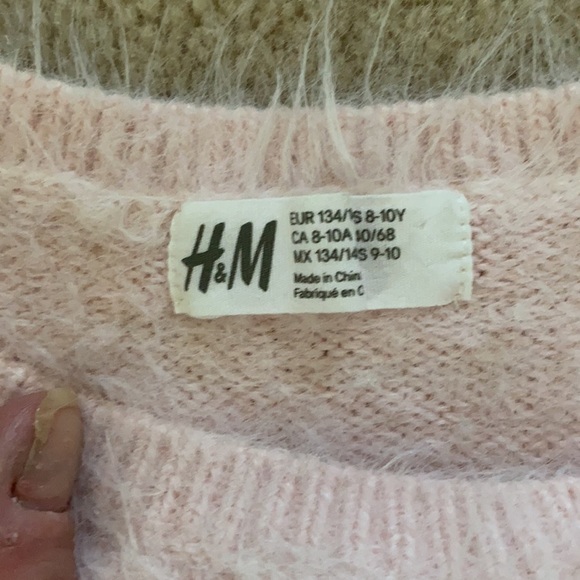 H&M Pink Fluffy Bunny Sweater - Picture 2 of 3